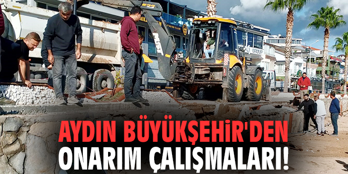 Aydın Büyükşehir'den onarım çalışmaları!
