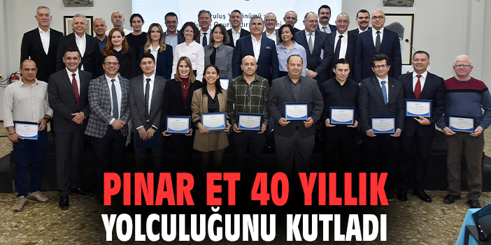 Pınar Et 40 yıllık yolculuğunu kutladı