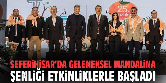 Seferihisar’da Geleneksel Mandalina Şenliği etkinliklerle başladı