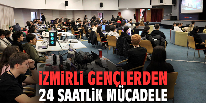 İzmirli gençlerden 24 saatlik mücadele