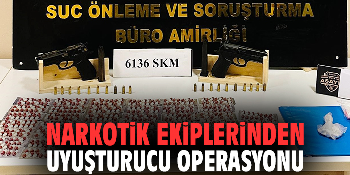 İzmir'de narkotik ekiplerinden uyuşturucu operasyonu