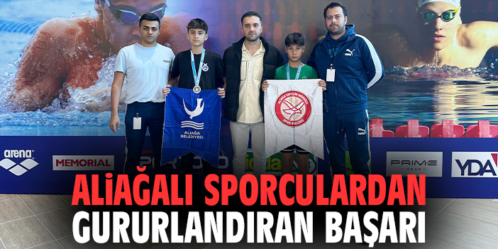 Aliağalı sporculardan gururlandıran başarı