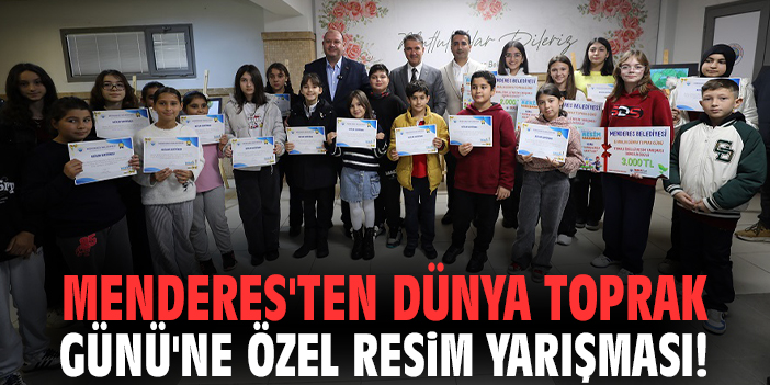 Menderes'ten Dünya Toprak Günü'ne özel resim yarışması!