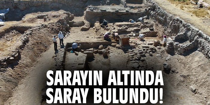 Sarayın altında saray bulundu!