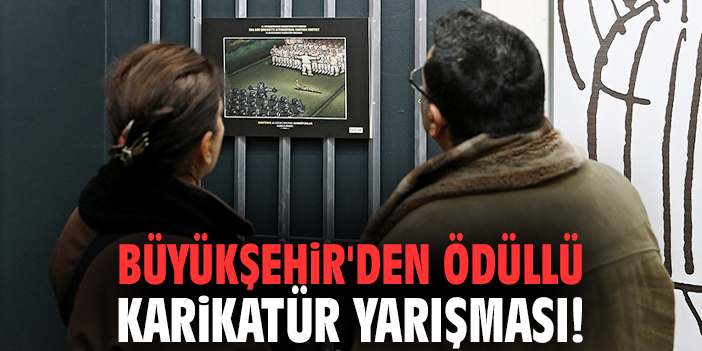 İzmir Büyükşehir'den ödüllü Karikatür Yarışması!