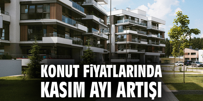 Konut fiyatlarında Kasım ayı artışı!