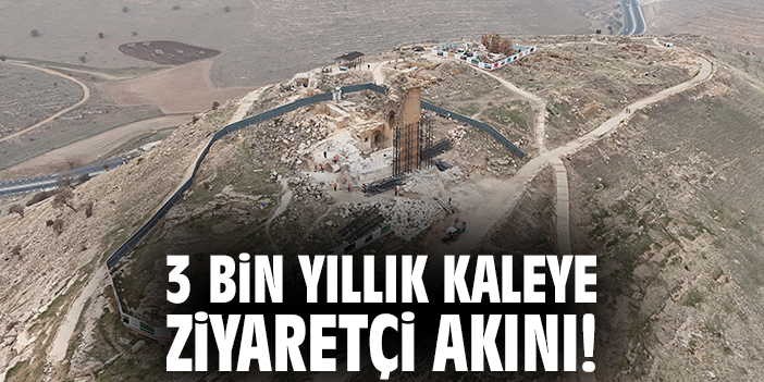 3 bin yıllık kaleye ziyaretçi akını!