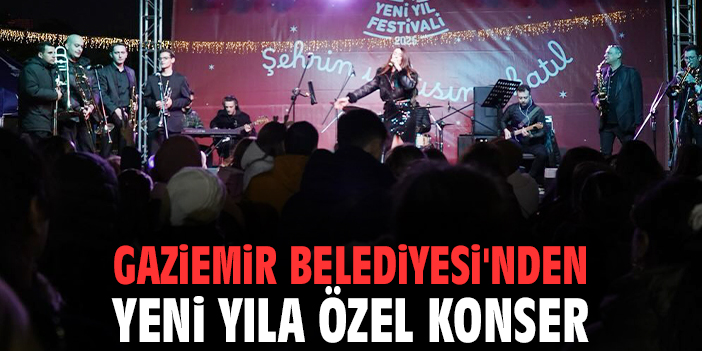 Gaziemir Belediyesi'nden yeni yıla özel konser