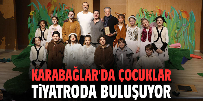 Karabağlar'da çocuklar tiyatroda buluşuyor