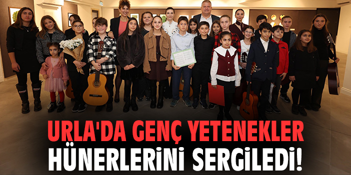 Urla'da genç yetenekler hünerlerini sergiledi