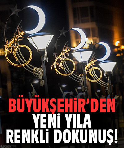 İzmir Büyükşehir’den yeni yıla renkli dokunuş!