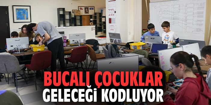 Bucalı çocuklar geleceği kodluyor