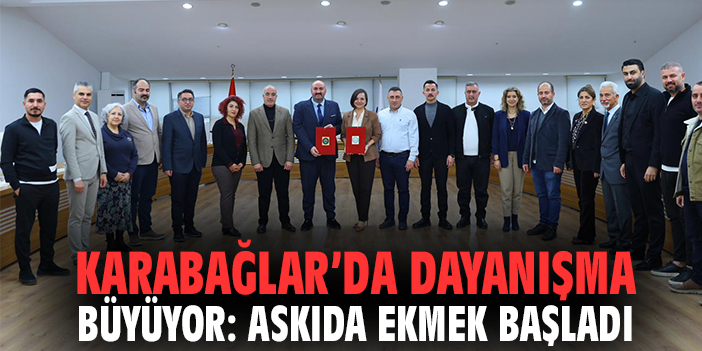 Karabağlar Belediyesi’nde Dayanışma Büyüyor: Askıda Ekmek Başladı