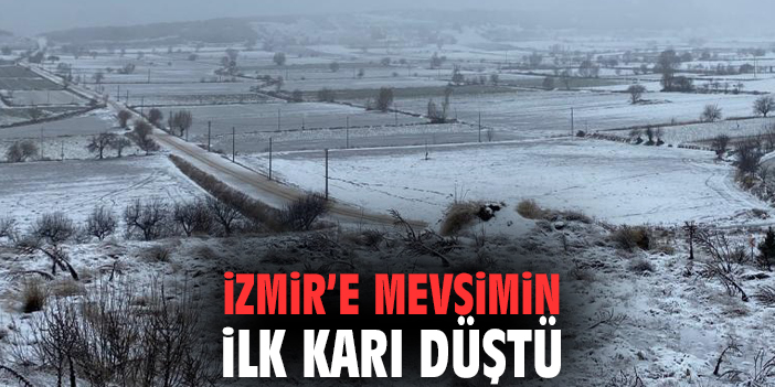 İzmir’e mevsimin ilk karı düştü