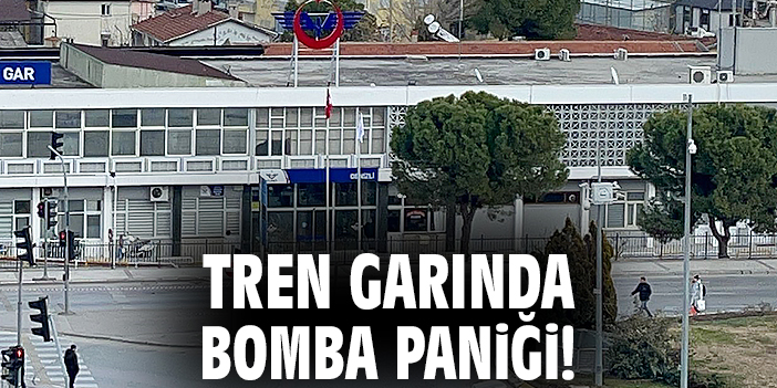 Tren garında bomba paniği!