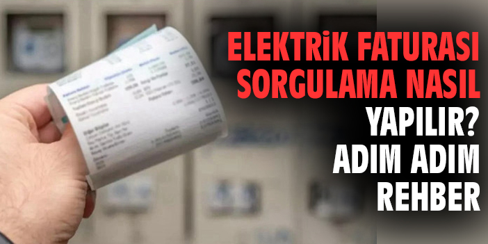 Elektrik Faturası Sorgulama Nasıl Yapılır? Adım Adım Rehber
