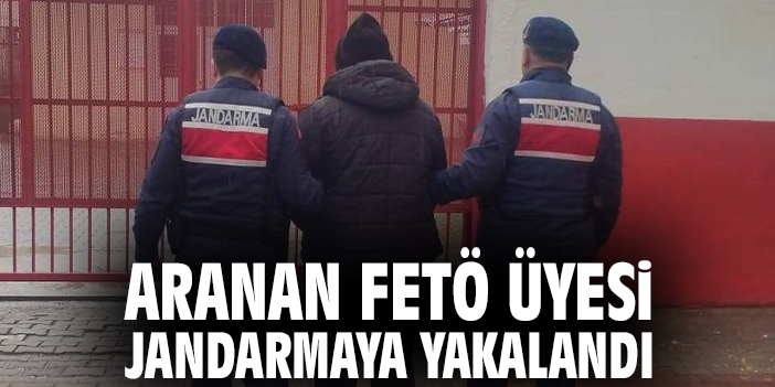 Aranan FETÖ üyesi jandarmaya yakalandı