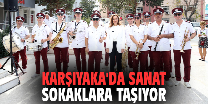 Karşıyaka'da sanat sokaklara taşıyor