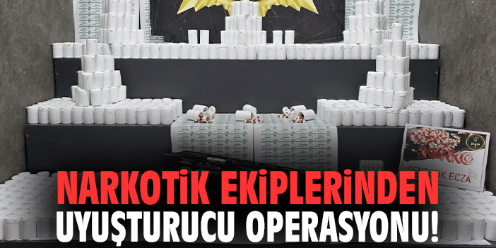 İzmir'de narkotik ekiplerinden uyuşturucu operasyonu!