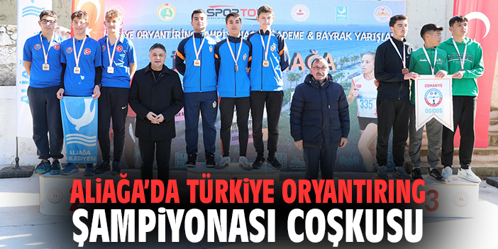 Aliağa’da Türkiye Oryantiring Şampiyonası Coşkusu