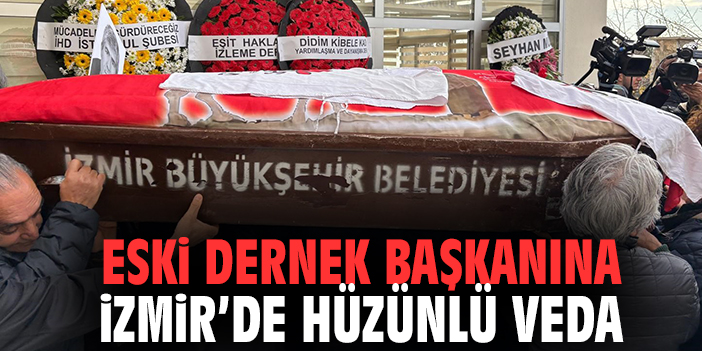 Eski dernek başkanına hüzünlü veda