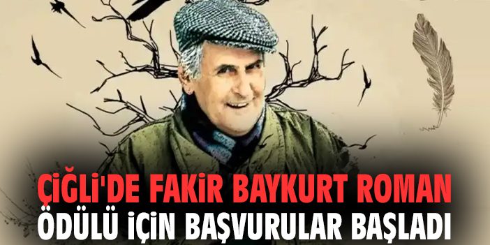 Çiğli'de Fakir Baykurt Roman Ödülü için başvurular başladı