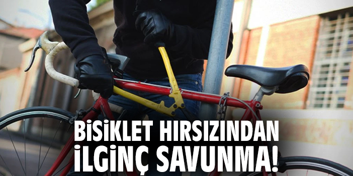 Hırsızdan İlginç Savunma: Bisikletleri Görünce Dayanamıyorum