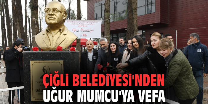Çiğli Belediyesi'nden Uğur Mumcu'ya vefa