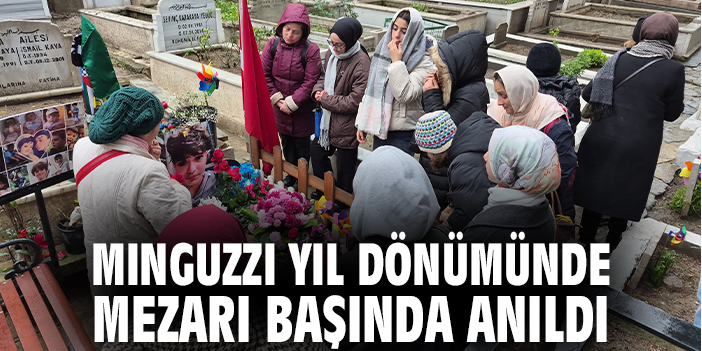Minguzzi yıl dönümünde mezarı başında anıldı