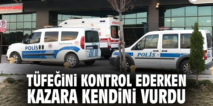 Tüfeğini Kontrol Ederken Kazara Kendini Vurdu