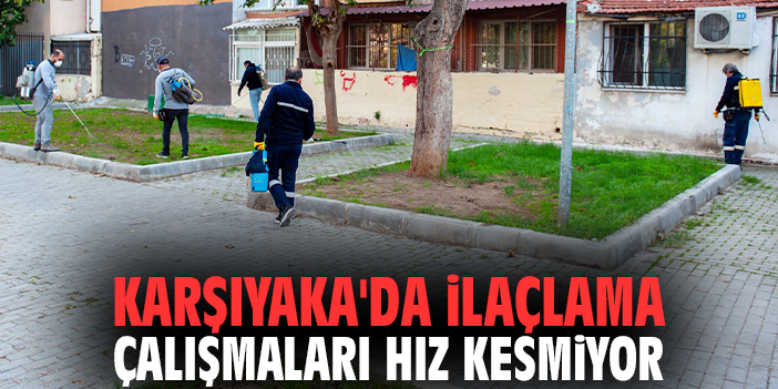 Karşıyaka'da ilaçlama çalışmaları hız kesmiyor