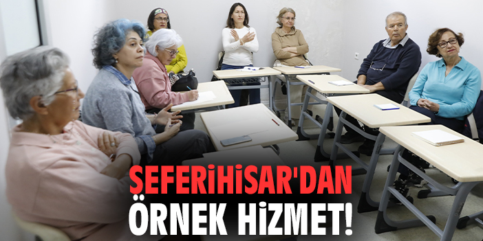 Seferihisar'dan örnek hizmet!