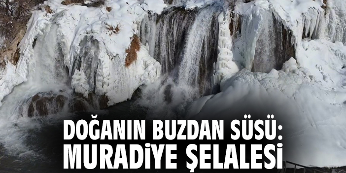 Doğanın Buzdan Süsü: Muradiye Şelalesi
