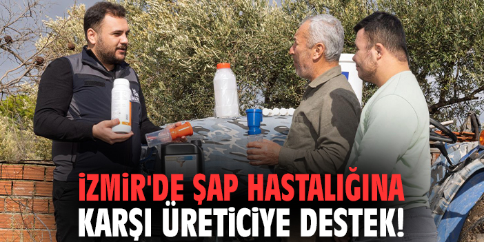 İzmir'de şap hastalığına karşı üreticiye destek!