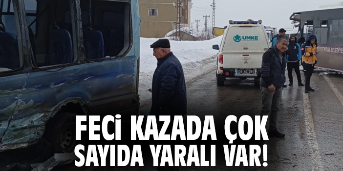 Feci kazada çok sayıda yaralı var