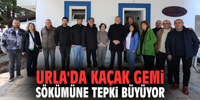 Urla'da Kaçak Gemi Sökümüne Tepki Büyüyor