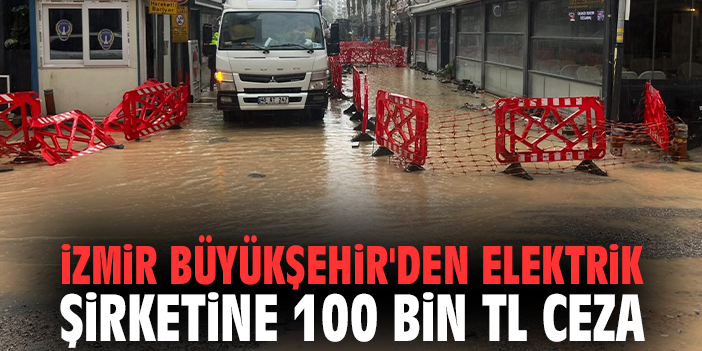İzmir Büyükşehir'den elektrik şirketine 100 bin TL ceza