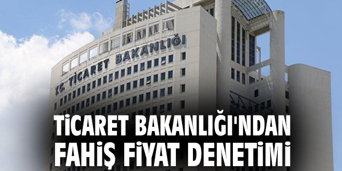 Ticaret Bakanlığı'ndan fahiş fiyat denetimi