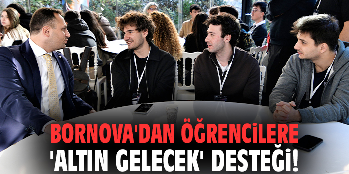 Bornova'dan öğrencilere 'Altın Gelecek' desteği!