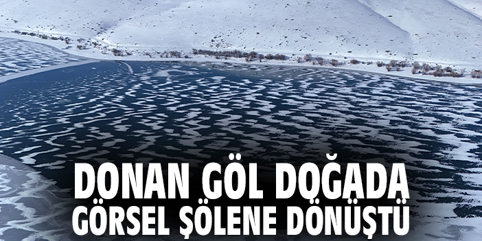 Donan Göl Doğada Görsel Şölene Dönüştü