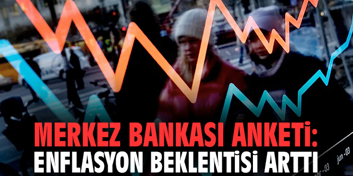 Merkez Bankası anketi: Enflasyon beklentisi arttı
