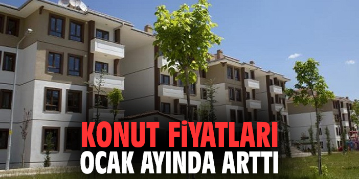 Konut fiyatları Ocak ayında arttı