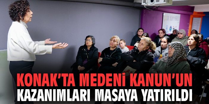 Konak’ta Kadın Hakları İçin Bilgilendirme Toplantısı