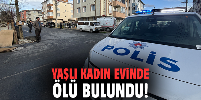 Yaşlı kadın evinde ölü bulundu