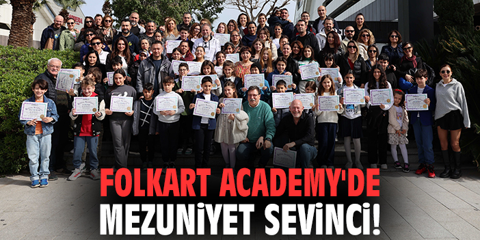 Folkart Academy'de mezuniyet sevinci!