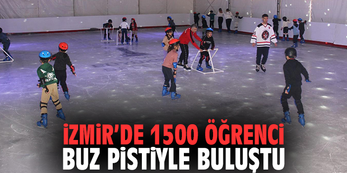 İzmir’de 1500 Öğrenci Buz Pistiyle Buluştu