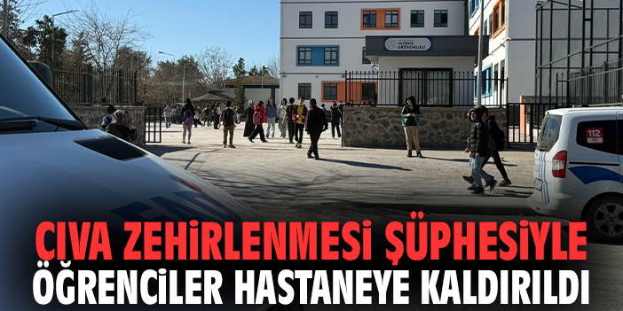 Cıva zehirlenmesi şüphesiyle öğrenciler hastaneye kaldırıldı