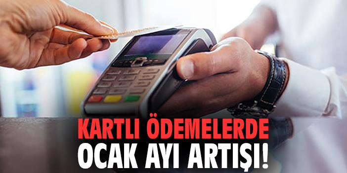 Kartlı ödemelerde ocak ayı artışı!