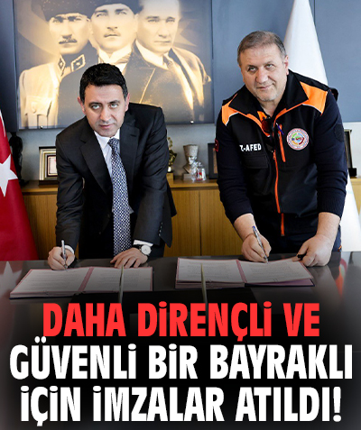 Daha dirençli ve güvenli bir Bayraklı için imzalar atıldı!