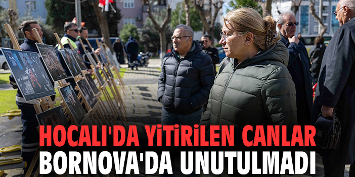 Hocalı'da yitirilen canlar Bornova'da unutulmadı